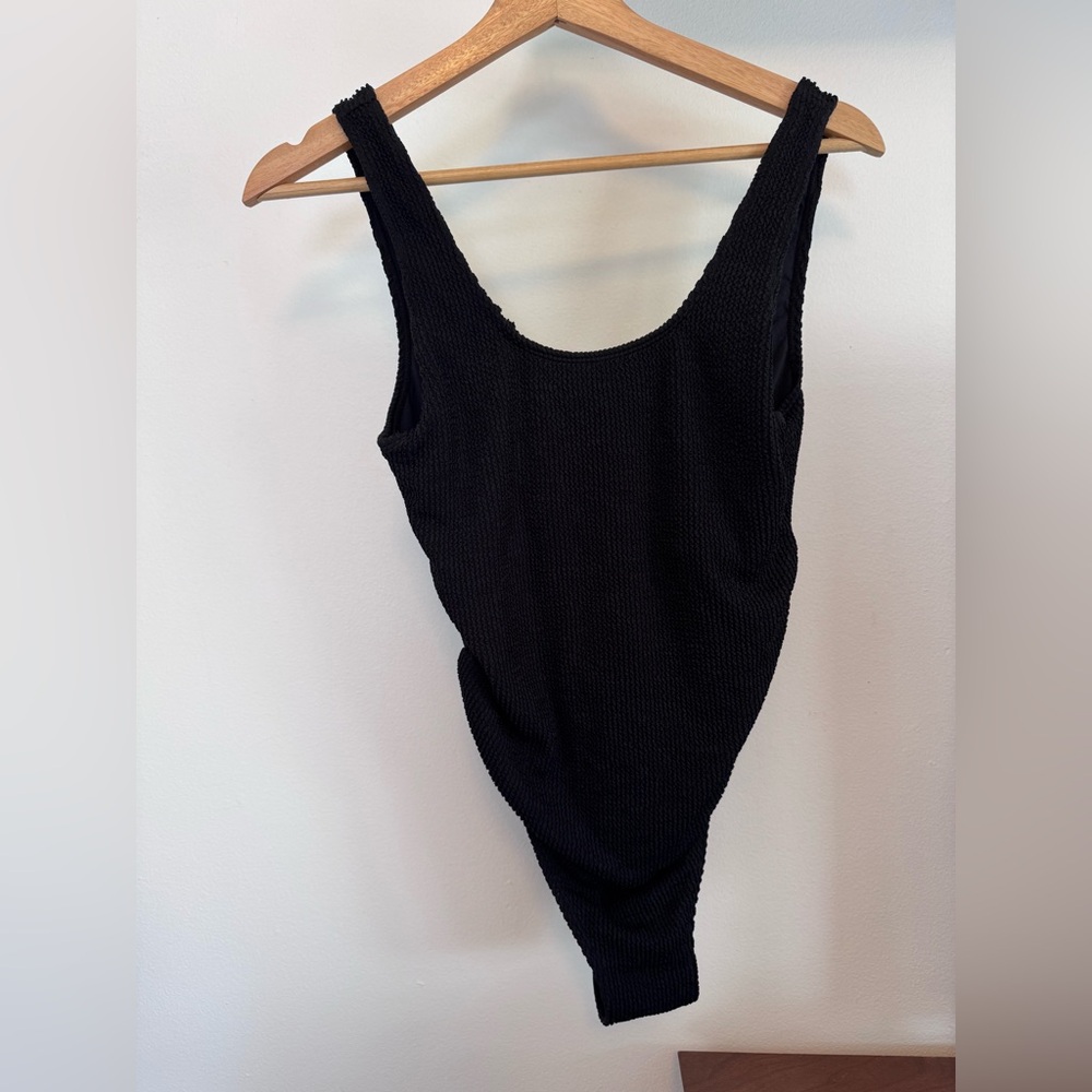 ASOS one piece black maternity swim